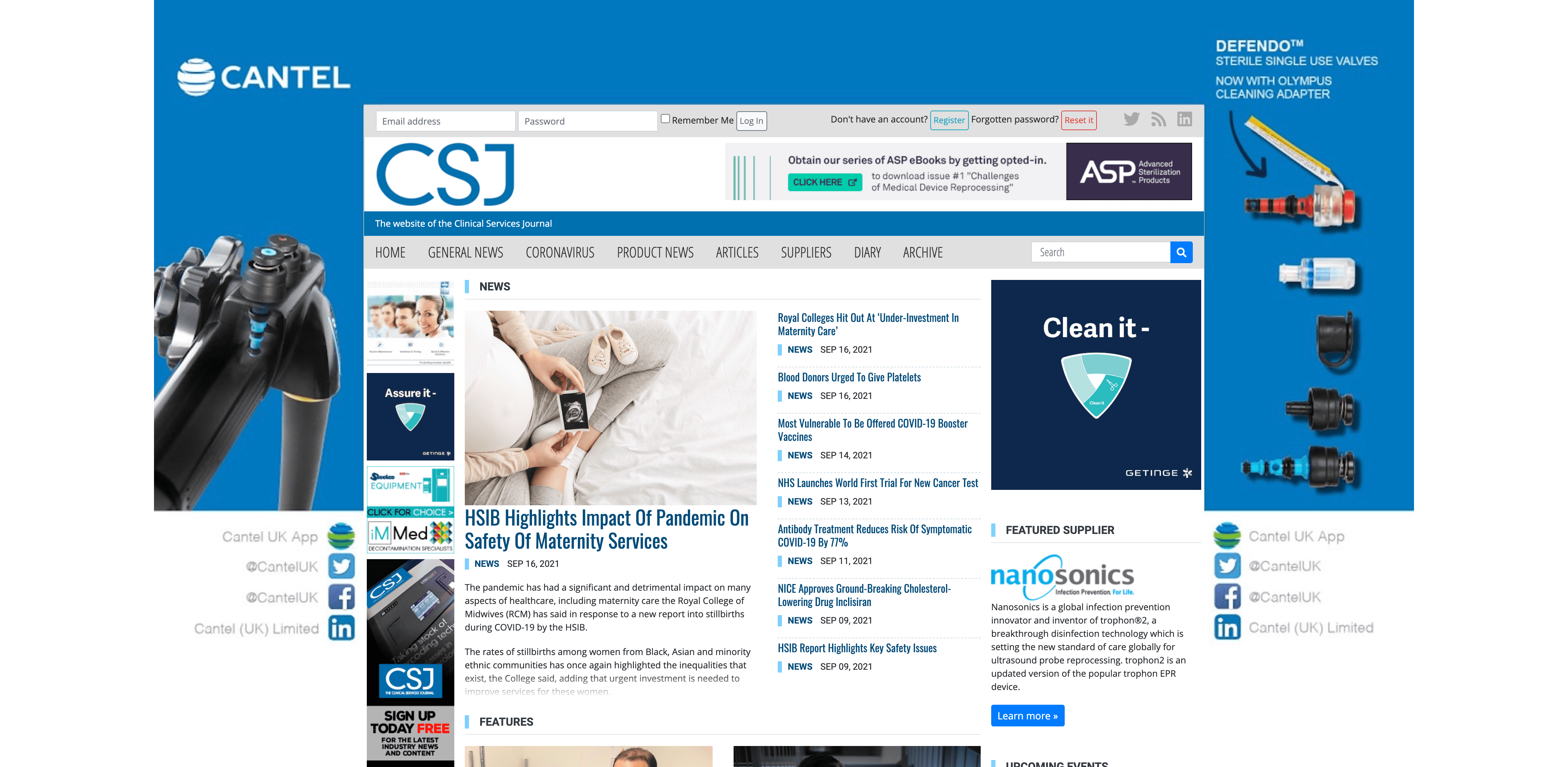 CSJ website